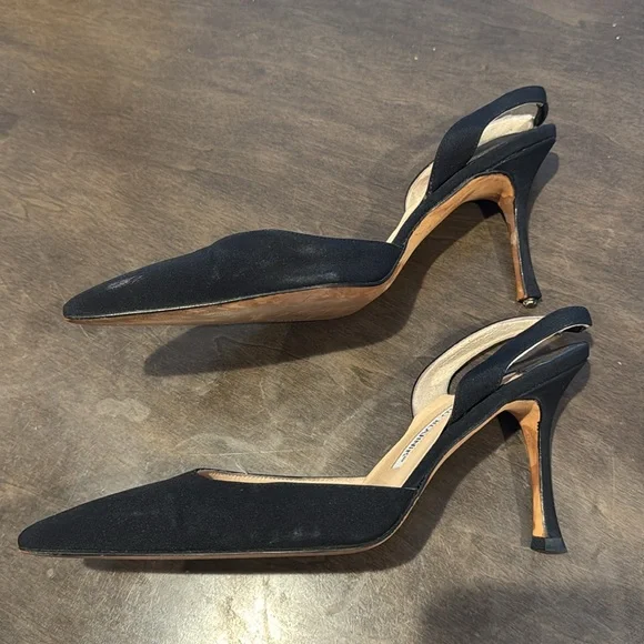 Monolo Blahnik Slingback Heels - Picture 2 of 7